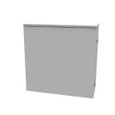 Milbank TC3R Hinge Cover Telephone Cabinet Enclosure Type 3R UL Listed Steel ANSI 61 Gray Back Panel