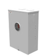 Milbank U2228-XT 6 Terminal Ringless 2 Large Closing Plate Test Switch Provision 24in-34in-12in Painted Steel Single Front Lift Off Screw Cover Hasp