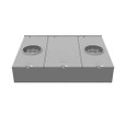 Milbank 7 Terminal Ringless 2 Large Closing Plates Lever Bypass 2 Position, 200 Ampere