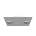 Milbank 7 Terminal Ringless 2 Large Closing Plates Lever Bypass 2 Position, 200 Ampere