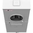 Milbankl 4 Terminal Ringless Meter Socket Small Closing Plate with Main Breaker, 150 Ampere
