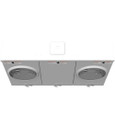 Milbank 5 Terminal Small Closing Plate Horn Bypass 2 Position with 7/8" Barrel Lock Provision
