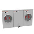 Milbank U3522-XL-5T-K1-BLG 5 Terminal Ring Type Small Closing Plate 2 Position Single Connector 6-350kcmil with 7/8" Barrel Lock Provision