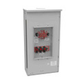 Milbank U4523-X-Z11-LI 13 Terminal Ringless Large Closing Plate Test Switch Prewired 21in-41in-10in Painted Steel Single Front Lift Off Cover Hasp Configuration Z11 LISCO Approved