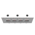 Milbank 4 Terminal Ringless Meter Socket Small Hub Open 2 -6 Position 100 Ampere