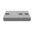 Milbank U2733-XT 7 Terminal Ringless Meter Socket 2 Large Closing Plates Lever Bypass 3 Position