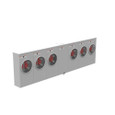Milbank U3526-XL-K2 4 Terminal Ring Type Small Closing Plate 6 Position Double Connector 6-350kcmil