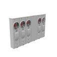 Milbank U5885-X 4 Terminal Ringless Meter Socket Large Closing Plate 5 Position 5-200 Ampere Main Breaker Provision 22K AIC
