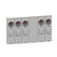 Milbank U5885-X 4 Terminal Ringless Meter Socket Large Closing Plate 5 Position 5-200 Ampere Main Breaker Provision 22K AIC