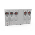 Milbank U5885-X 4 Terminal Ringless Meter Socket Large Closing Plate 5 Position 5-200 Ampere Main Breaker Provision 22K AIC