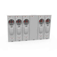 Milbank U5885-X 4 Terminal Ringless Meter Socket Large Closing Plate 5 Position 5-200 Ampere Main Breaker Provision 22K AIC