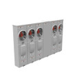 Milbank U5885-X 4 Terminal Ringless Meter Socket Large Closing Plate 5 Position 5-200 Ampere Main Breaker Provision 22K AIC