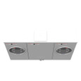Milbank Multi-Position Sockets 200 Amps per Position Ring-Type Horizontal Gangs