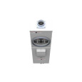 Milbank U5852 4 Terminal Meter Socket - Ring Type & Ringless, Small Hub Open Configuration