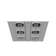 Milbank U2856-X 4-5 Terminal Ringless Meter Socket Large Closing Plate 6 Position 6-125 Ampere Main Breaker Provision