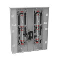Milbank U2856-X 4-5 Terminal Ringless Meter Socket Large Closing Plate 6 Position 6-125 Ampere Main Breaker Provision