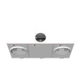 Milbank 5.125x26.5x14 G90 Galvanized Steel Ringless Meter Socket,4 Terminal, Horn Bypass, Rochester Gas Electric