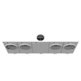 Milbank 5.125x26.5x14 G90 Galvanized Steel Ringless Meter Socket,4 Terminal, Horn Bypass, Rochester Gas Electric