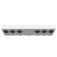 Milbank 5.125x26.5x14 G90 Galvanized Steel Ringless Meter Socket,4 Terminal, Horn Bypass, Rochester Gas Electric
