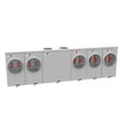 Milbank 5.125x26.5x14 G90 Galvanized Steel Ringless Meter Socket,4 Terminal, Horn Bypass, Rochester Gas Electric