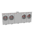 Milbank 5.125x26.5x14 G90 Galvanized Steel Ringless Meter Socket,4 Terminal, Horn Bypass, Rochester Gas Electric