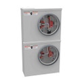Milbank U4382-XL-5T-BLG 5 Terminal Ringless Small Closing Plate 2 Position with 7/8" Barrel Lock Provision