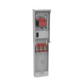 Milbank Unmetered RV Power Pedestal Small Closing Plate Pad Mount, Outdoor Power Distribution