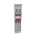 Milbank Unmetered RV Power Pedestal Small Closing Plate Pad Mount, Outdoor Power Distribution