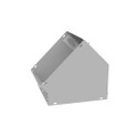 Milbank GFIT Model Wireway Elbow ANSI 61 Gray Steel