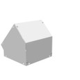 Milbank GFIT Model Wireway Elbow ANSI 61 Gray Steel