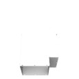 Milbank GFIT Model Wireway Elbow ANSI 61 Gray Steel