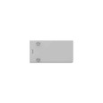 Milbank GFIT Model Wireway Elbow ANSI 61 Gray Steel
