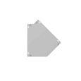 Milbank GFIT Model Wireway Elbow ANSI 61 Gray Steel