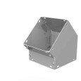 Milbank GFIT Model Wireway Elbow ANSI 61 Gray Steel