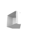 Milbank GFIT Model Wireway Elbow ANSI 61 Gray Steel