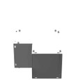 Milbank GFIT Model Wireway Elbow ANSI 61 Gray Steel