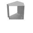 Milbank GFIT Model Wireway Elbow ANSI 61 Gray Steel