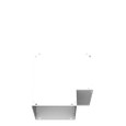 Milbank GFIT Model Wireway Elbow ANSI 61 Gray Steel