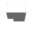 Milbank GFIT Model Wireway Elbow ANSI 61 Gray Steel