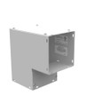Milbank GFIT Model Wireway Elbow ANSI 61 Gray Steel