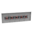 Milbank U8215-XL 4 Terminal Ringless Small Closing Plate 5 Position 100 Ampere Side Wireway