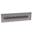 Milbank U8215-XL 4 Terminal Ringless Small Closing Plate 5 Position 100 Ampere Side Wireway