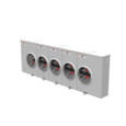 Milbank U8215-XL 4 Terminal Ringless Small Closing Plate 5 Position 100 Ampere Side Wireway