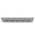 Milbank U8215-XL 4 Terminal Ringless Small Closing Plate 5 Position 100 Ampere Side Wireway