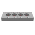 Milbank U8215-XL 4 Terminal Ringless Small Closing Plate 5 Position 100 Ampere Side Wireway