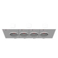 Milbank U8215-XL 4 Terminal Ringless Small Closing Plate 5 Position 100 Ampere Side Wireway