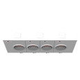 Milbank U8215-XL 4 Terminal Ringless Small Closing Plate 5 Position 100 Ampere Side Wireway