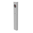 Milbank U3358-O-KK 4 Terminal Ringless Plain Top Horn Bypass Single Pedestal Direct Bury