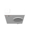 Milbank 4 Terminal Ringless Meter Socket Small Closing Plate Side Bussed, 1 Position 200 Ampere