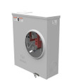 Milbank 4 Terminal Ringless Meter Socket Small Closing Plate Side Bussed, 1 Position 200 Ampere